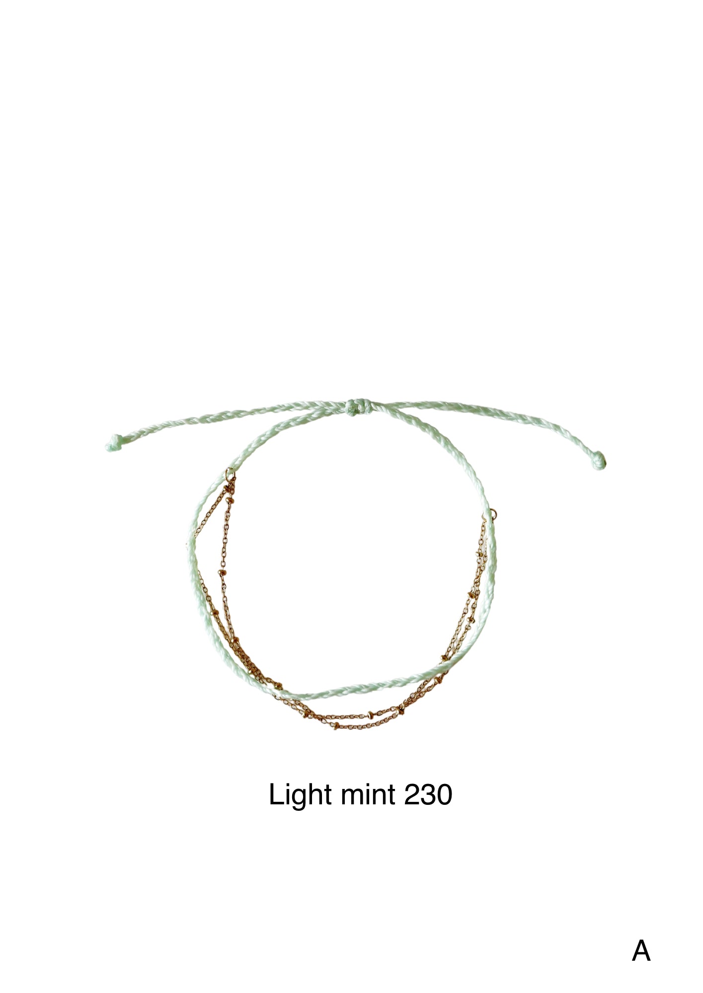 Canggu Anklet, Surfer Gold Anklet