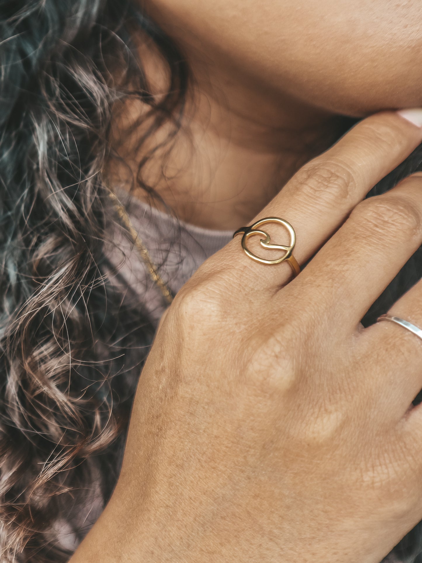 Ombak Gold Ring