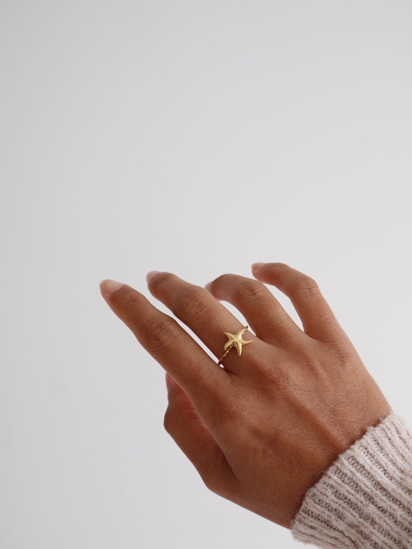 Starfish Gold Ring