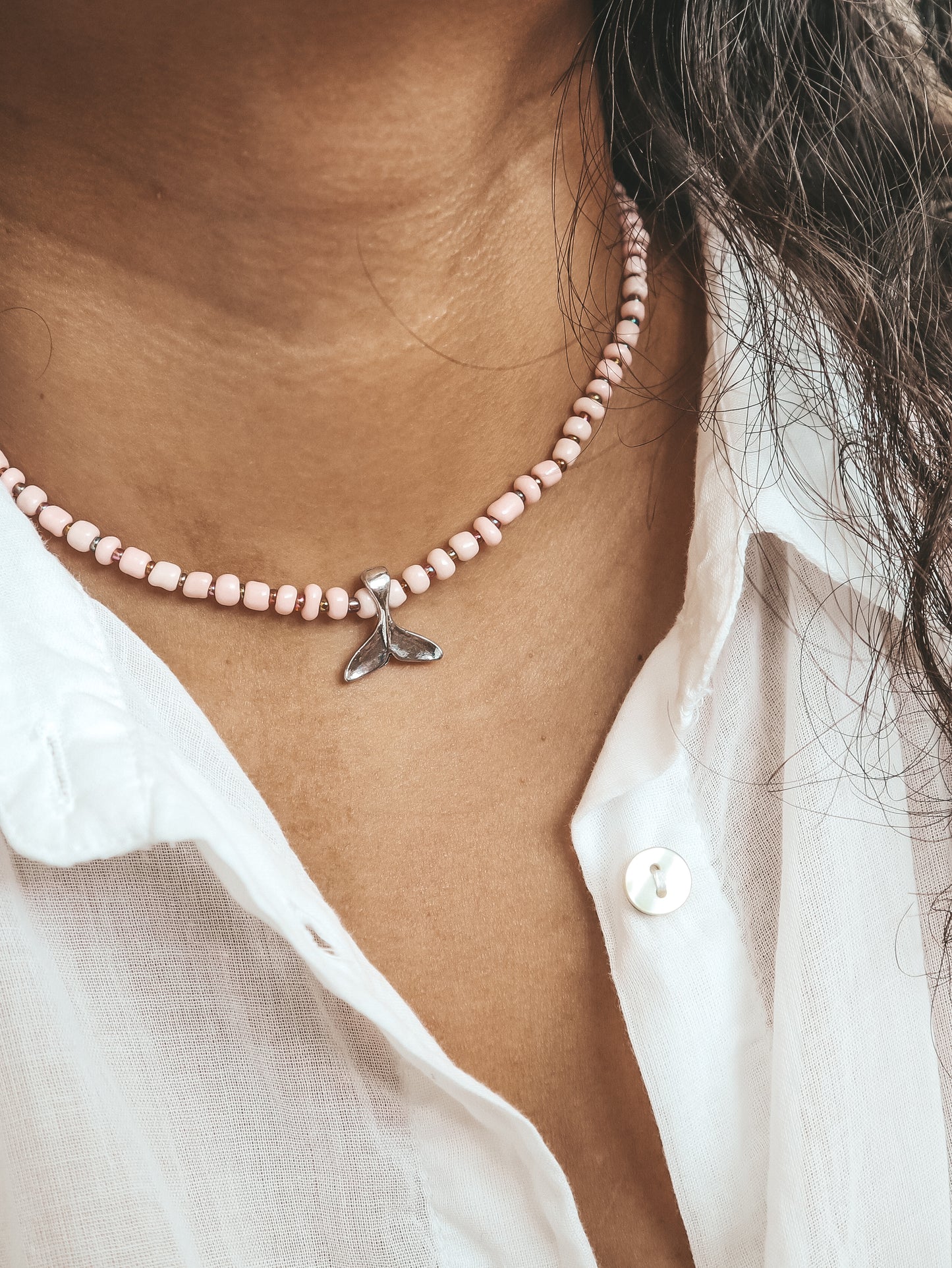 Paus Whale Tail Beaded Necklace