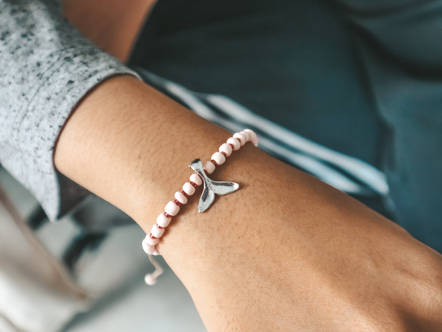 Paus Whale Tail Beaded Bracelet
