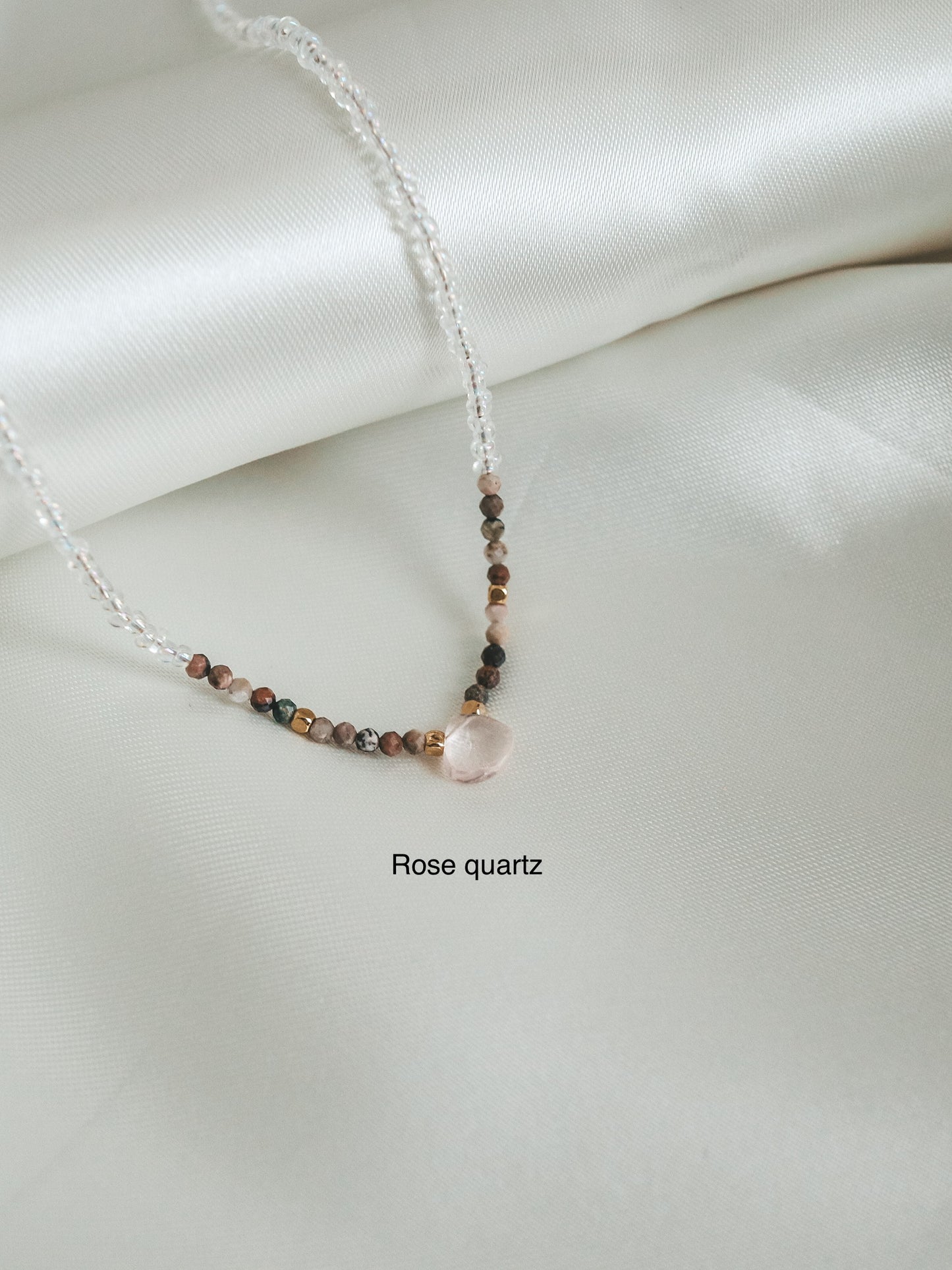 Briolette Gemstone Choker Necklace