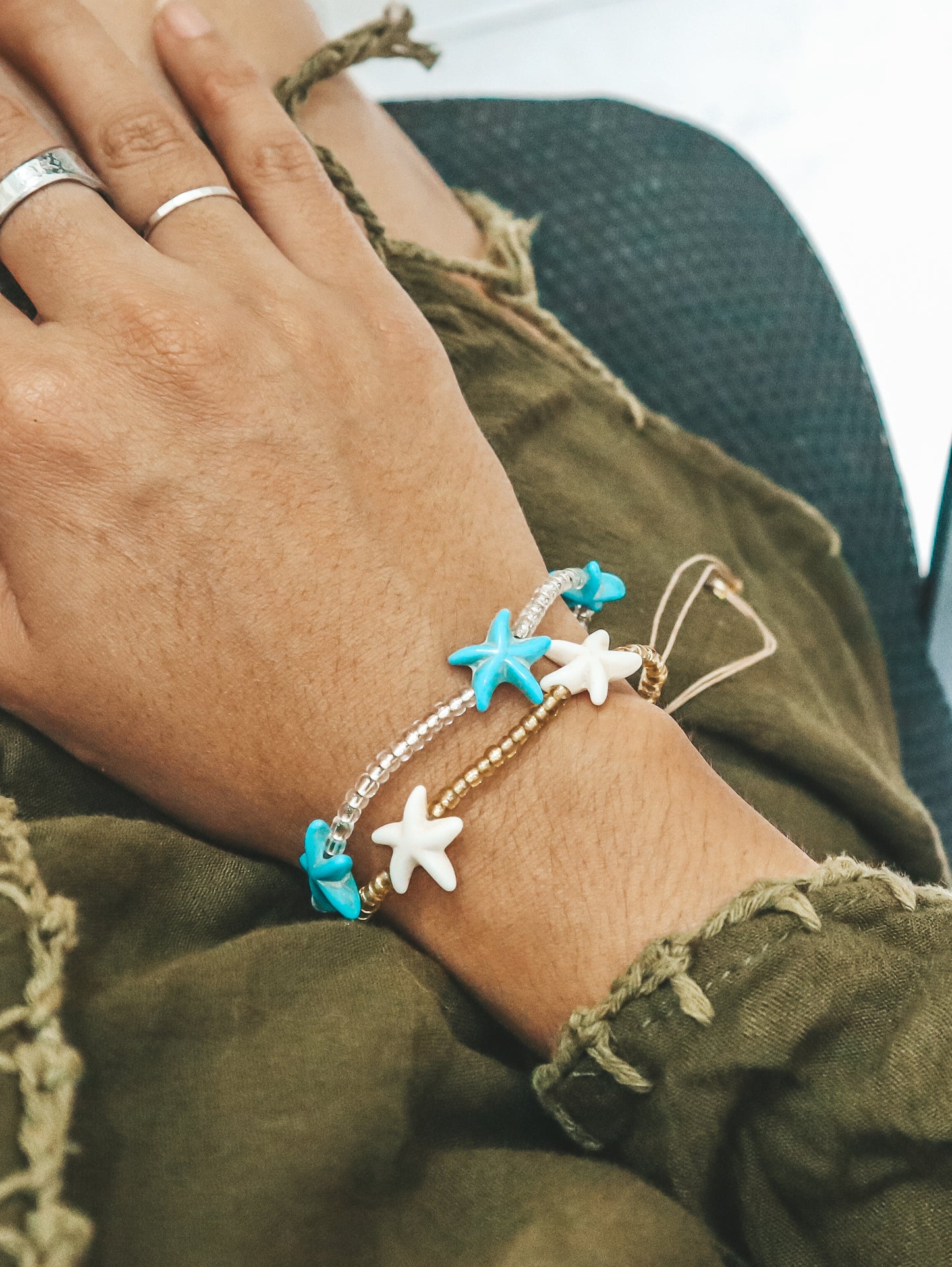 Nangas Star Fish Beaded Bracelet