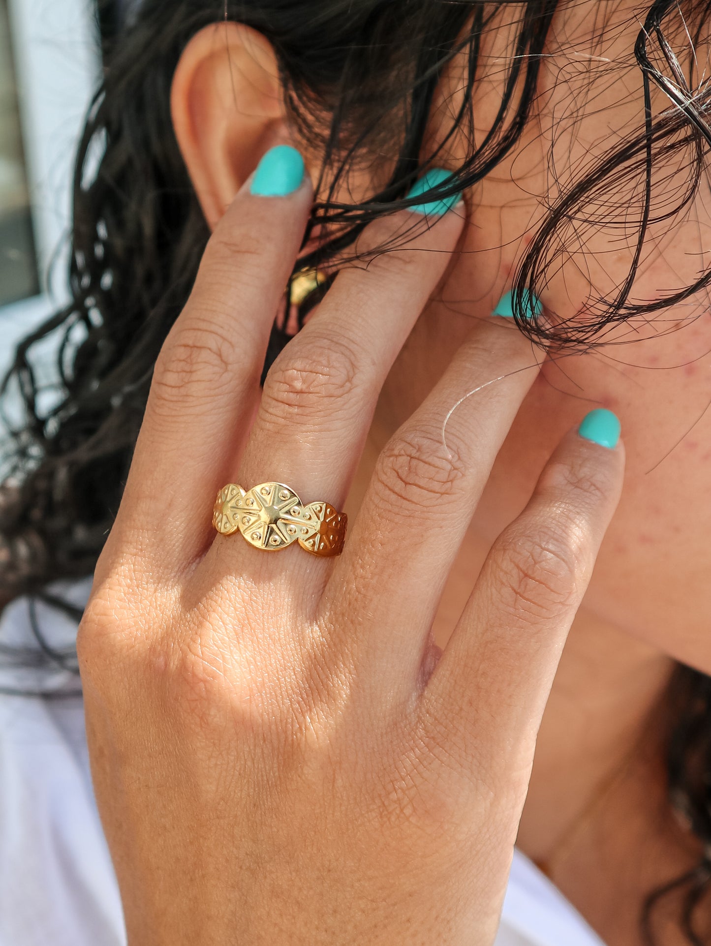 Sunbeam Gold Ring