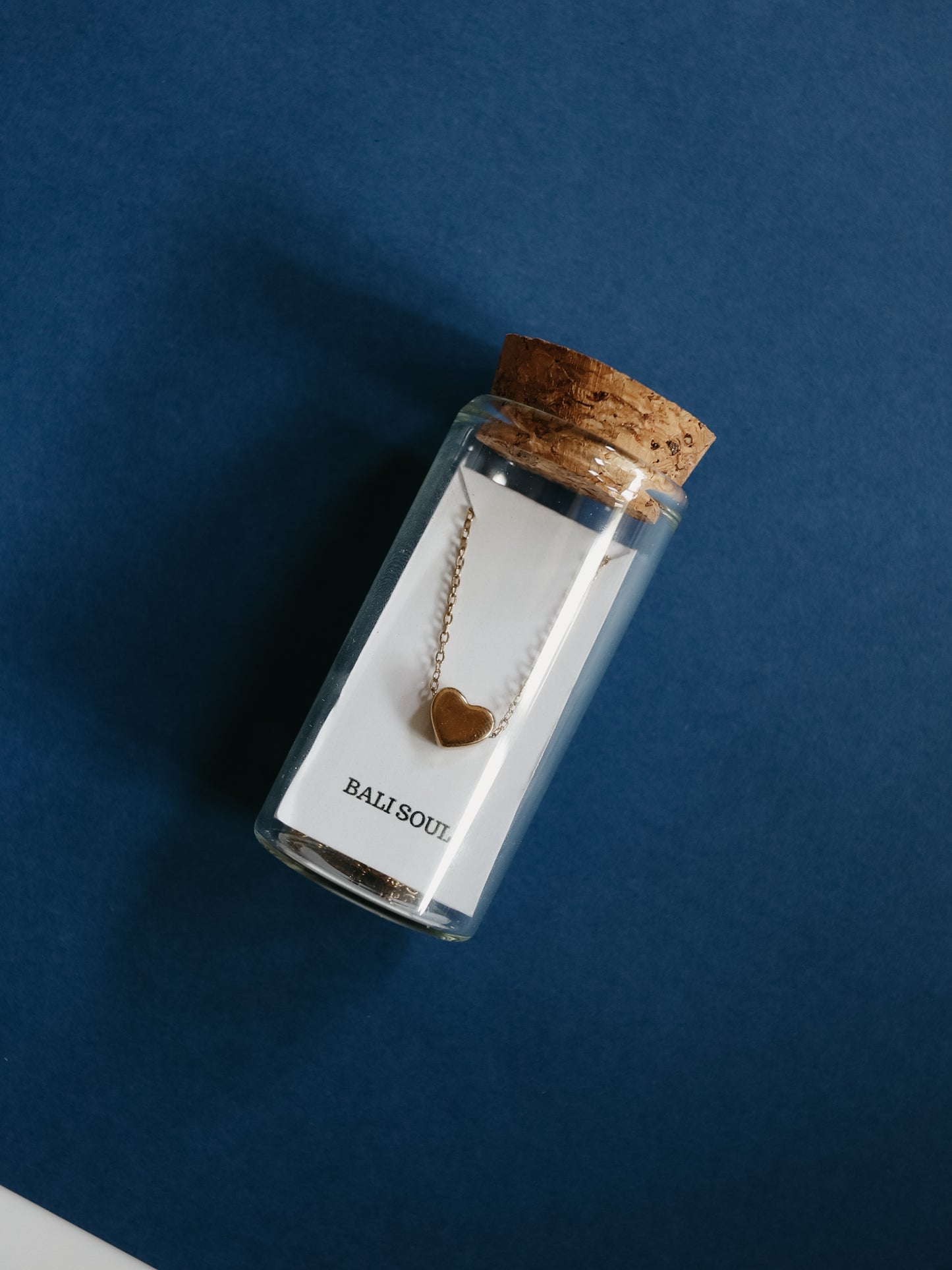Tiny Minimalist Heart Gold Necklace