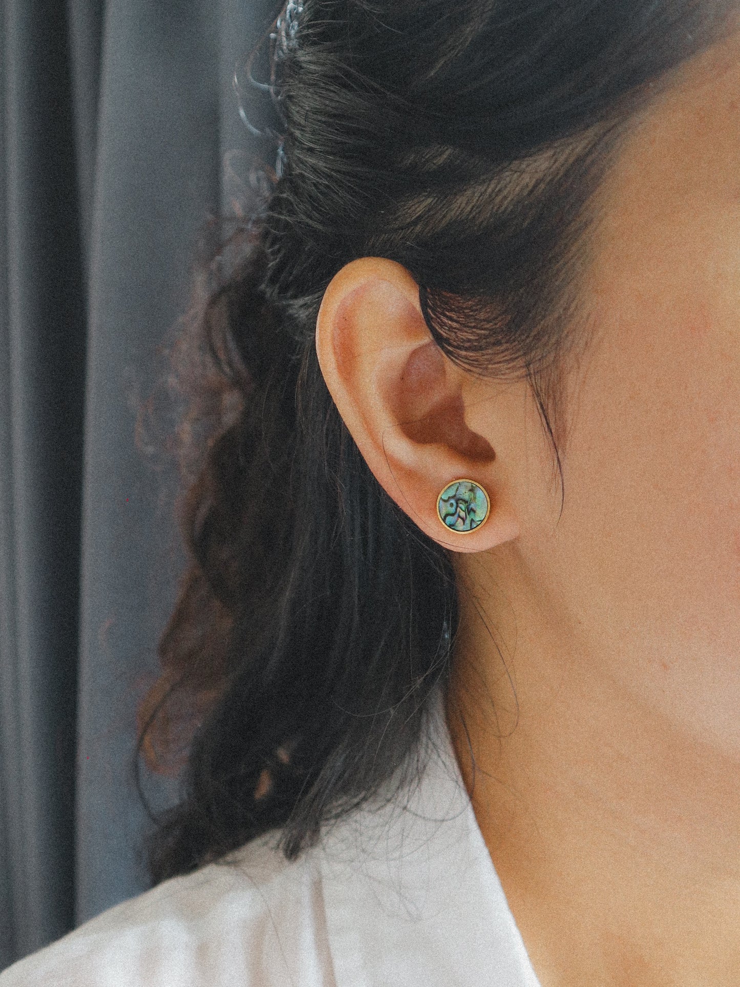 Abalone Shell Stud Earrings