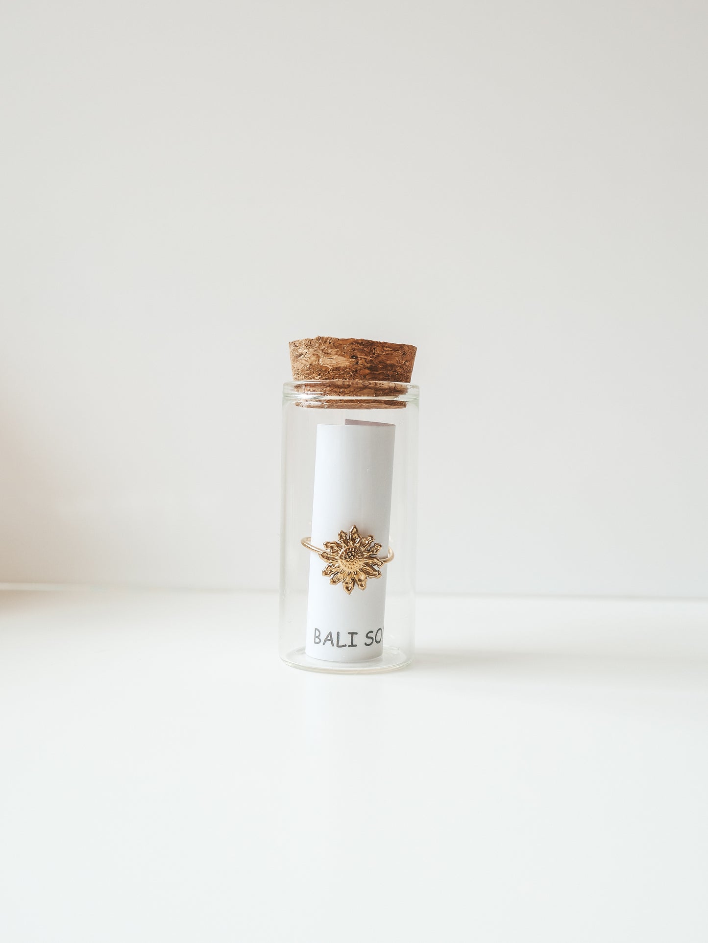 Gold Sunflower Ring