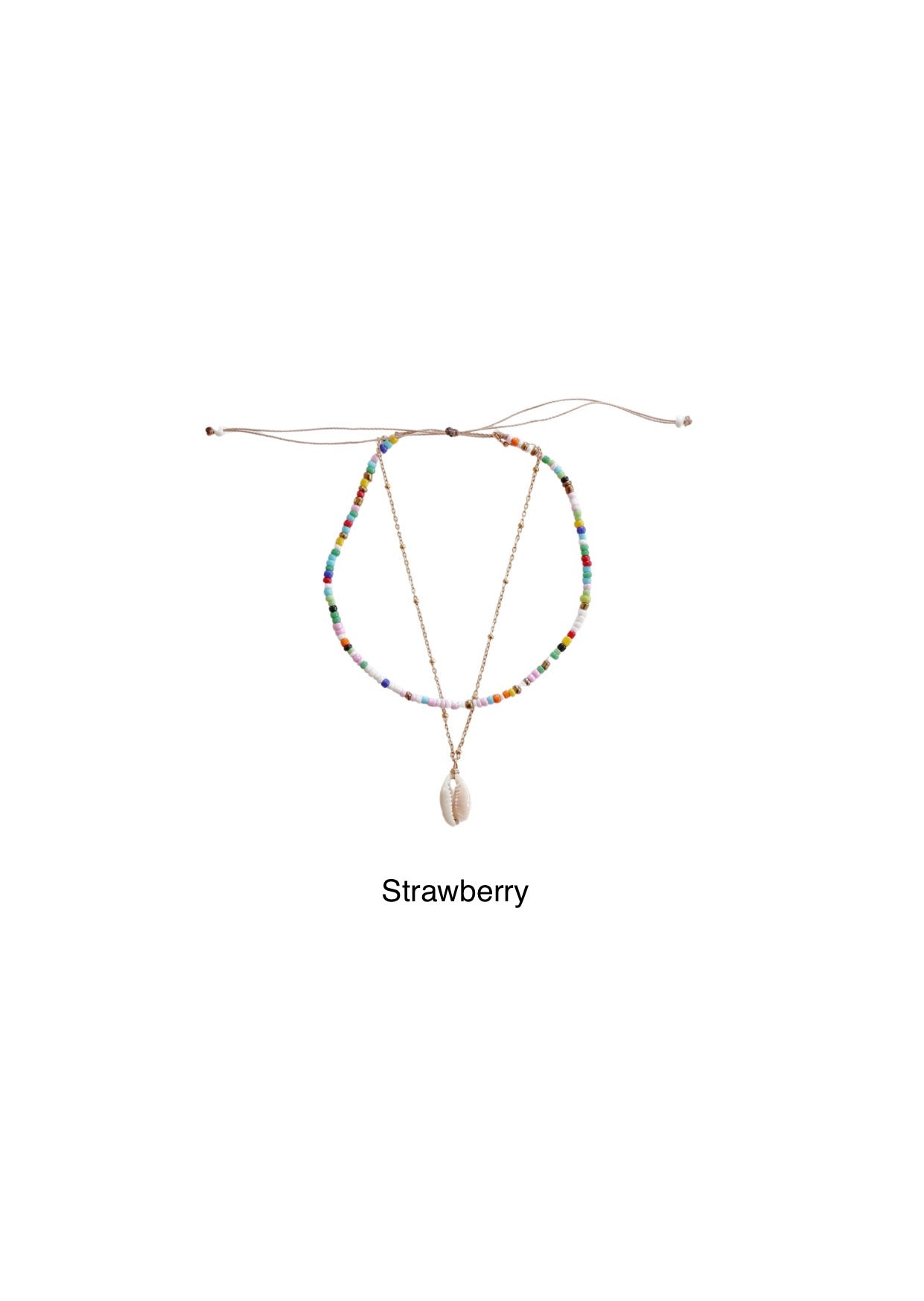 Mawi Shell Bead Anklet, Gold Ankle Bracelet