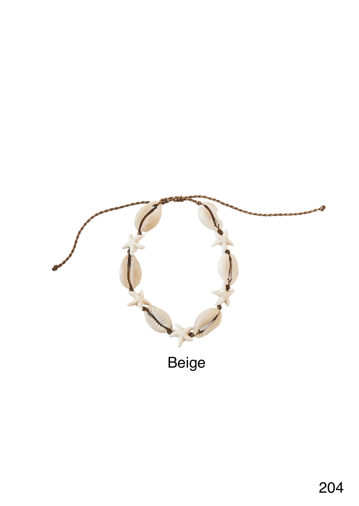 Tirta Cowrie Shell and Starfish Anklet