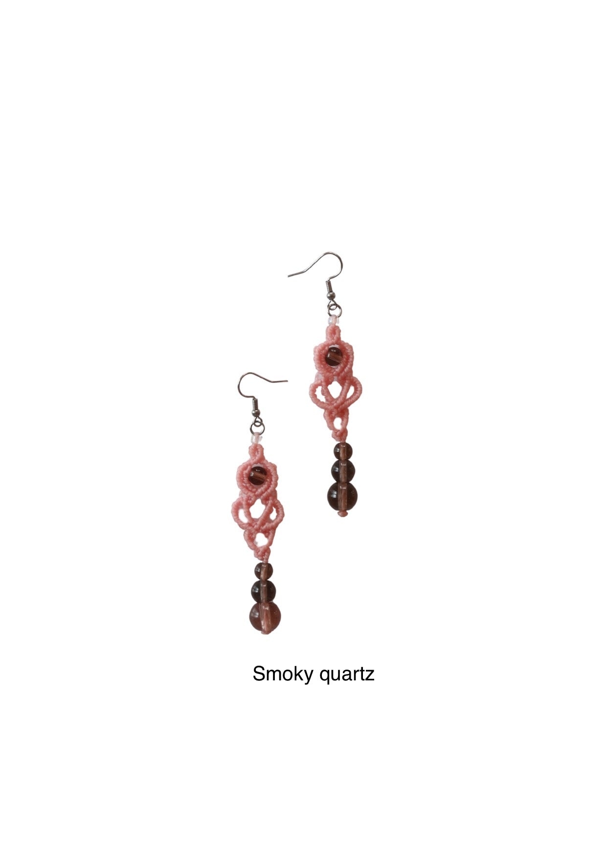 Azalea Gemstone Macrame Earrings