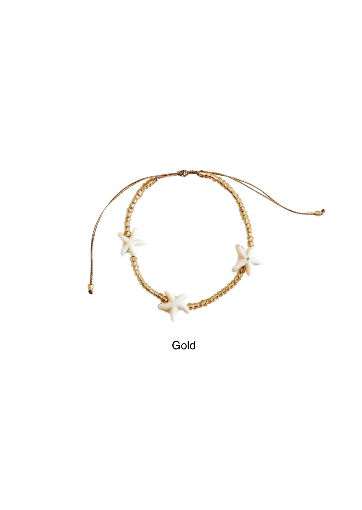 Nangas Star Fish Beaded Anklet