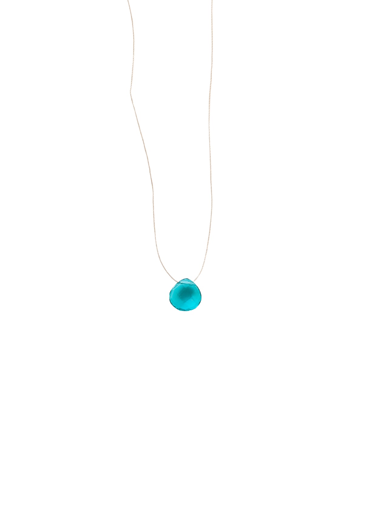 Apatite Silk Cord Necklace