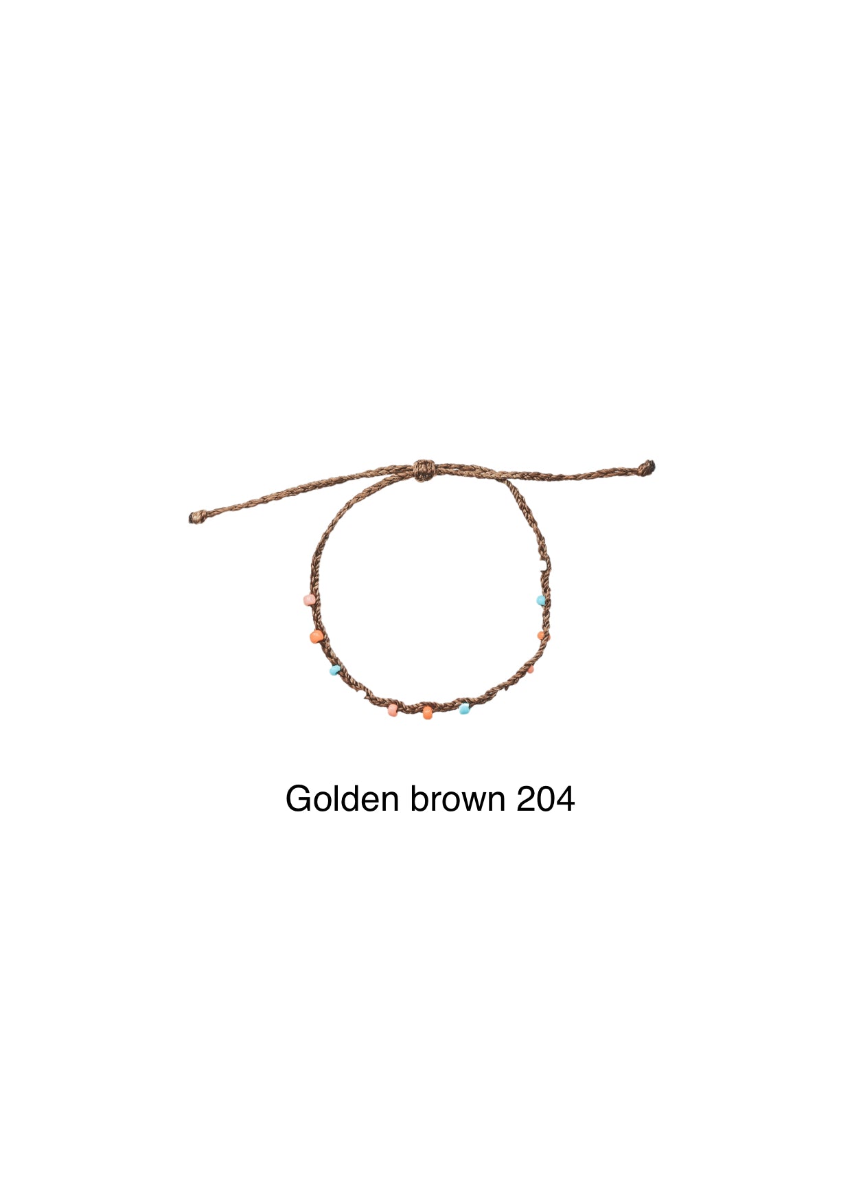 Pelangi Seed Bead Anklet