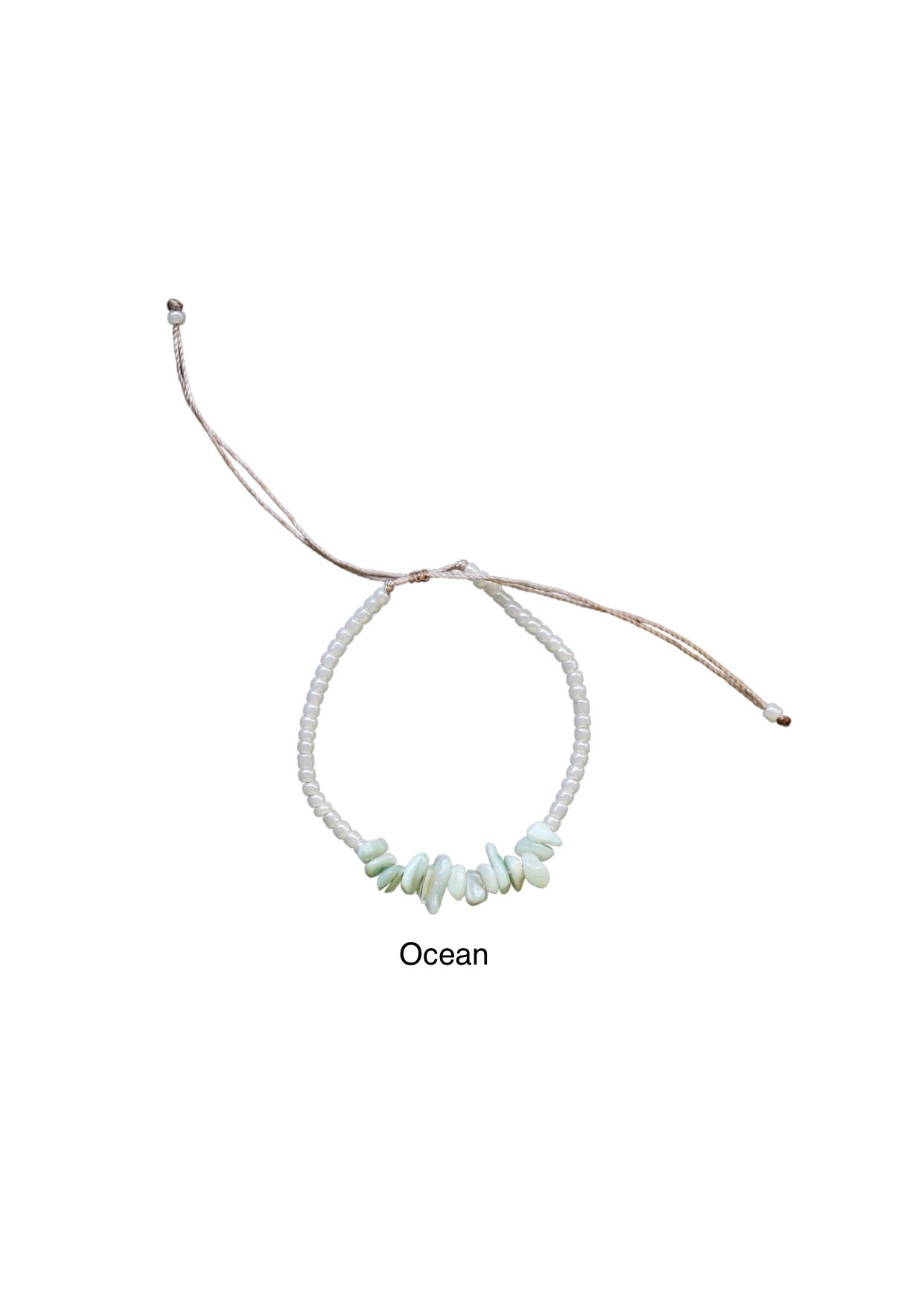 Rote Shell Beaded Anklet