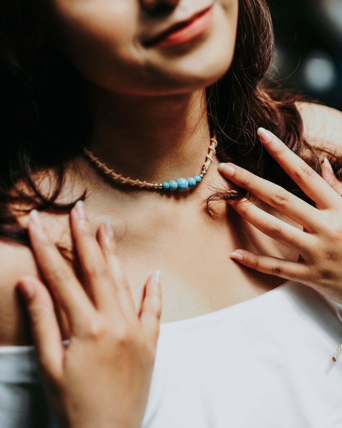 Mawar Macrame Choker Necklace