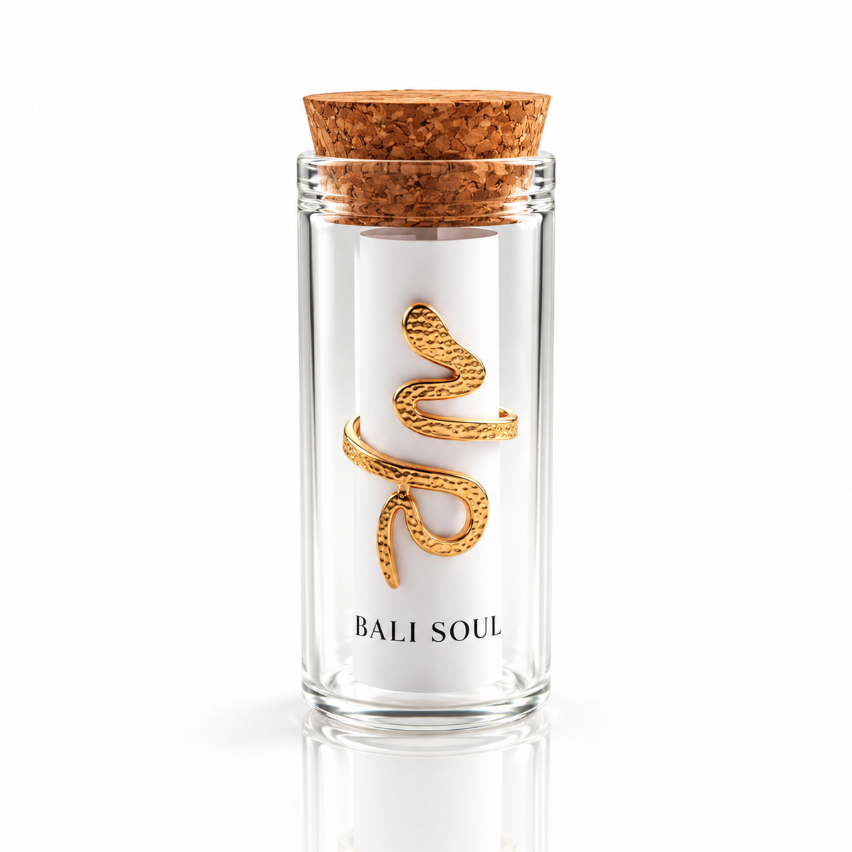 Gold Serpentine Snake Ring