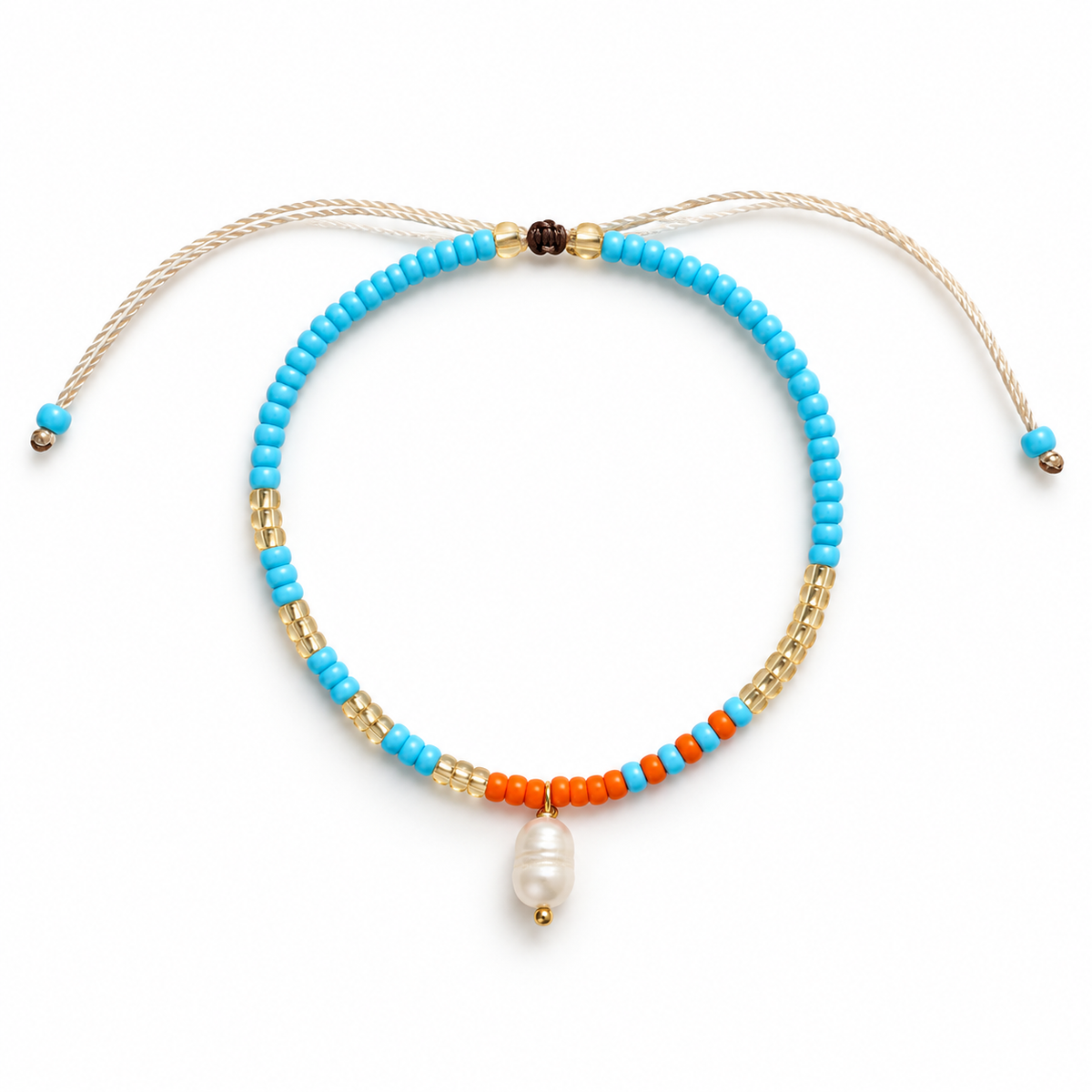 Gili Pearl Beaded Anklet