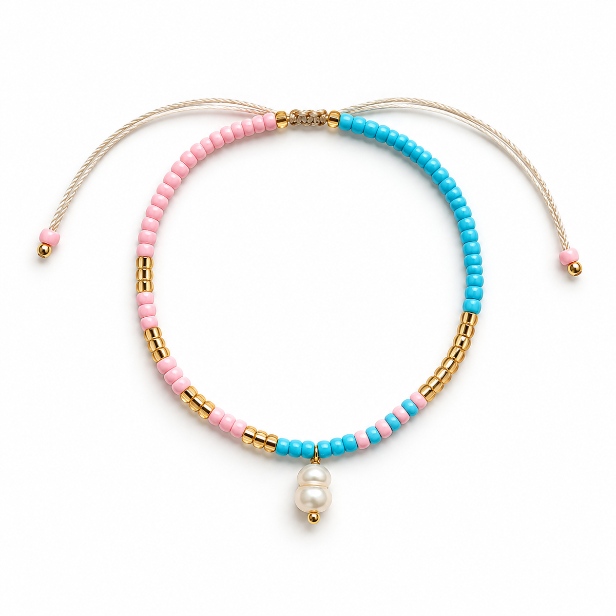 Gili Pearl Beaded Anklet