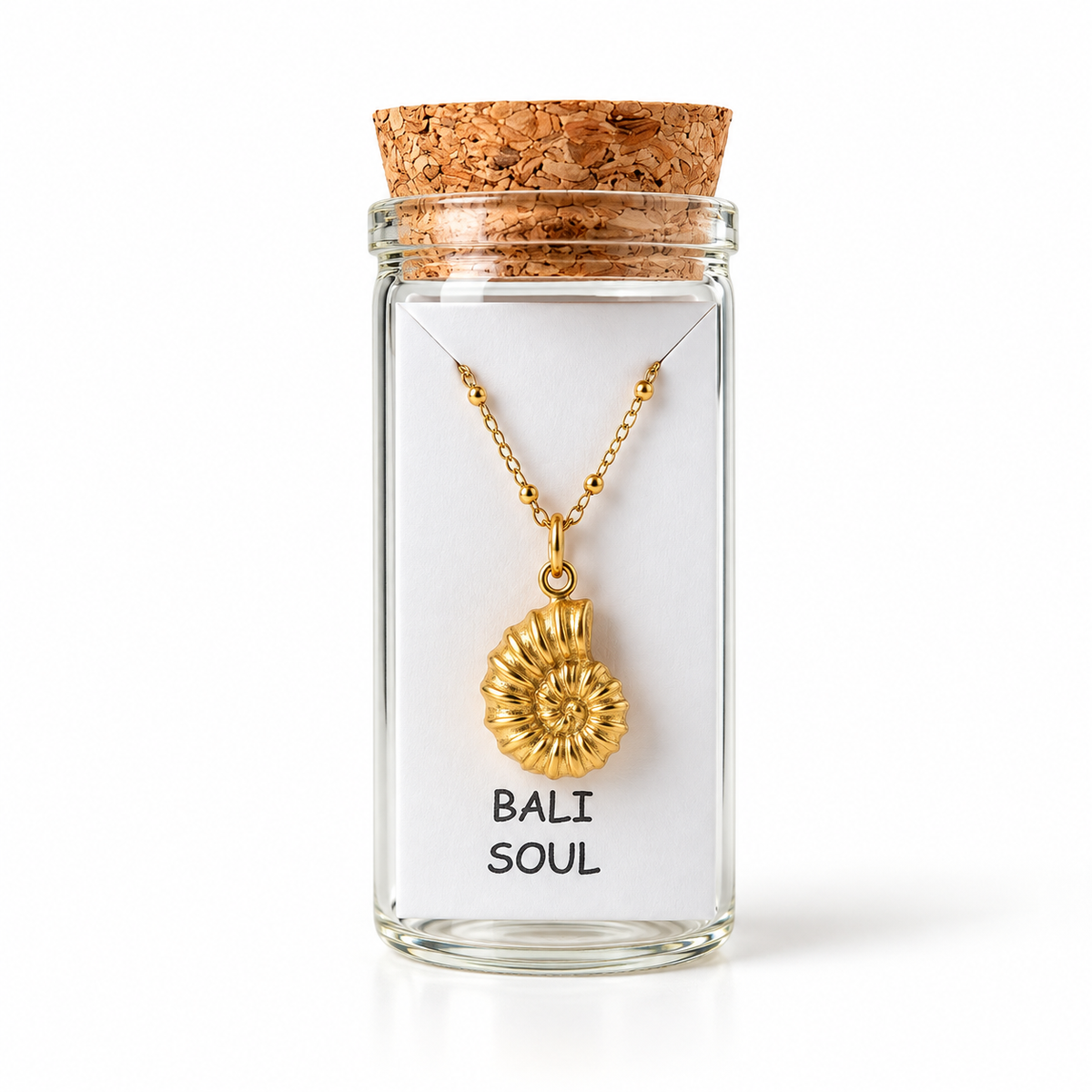 Gold Nautilus Shell Necklace