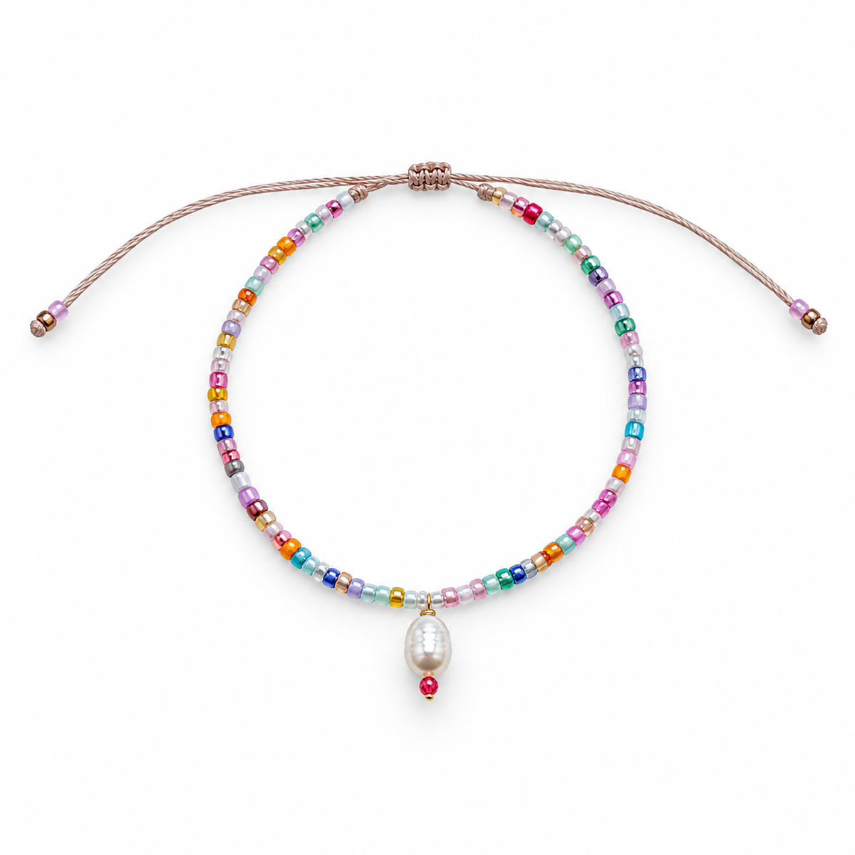 Medewi Pearl Beaded Anklet