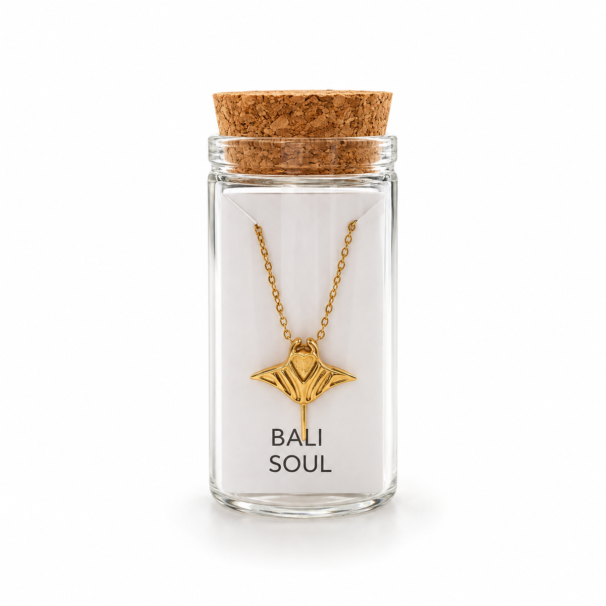 Gold Manta Ray Necklace