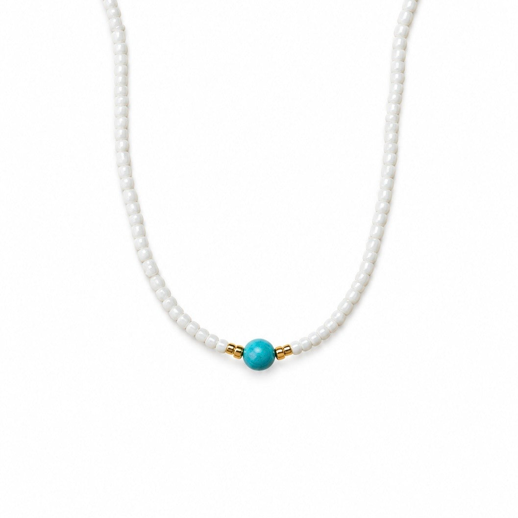 Sindhu Turquoise Bead Necklace