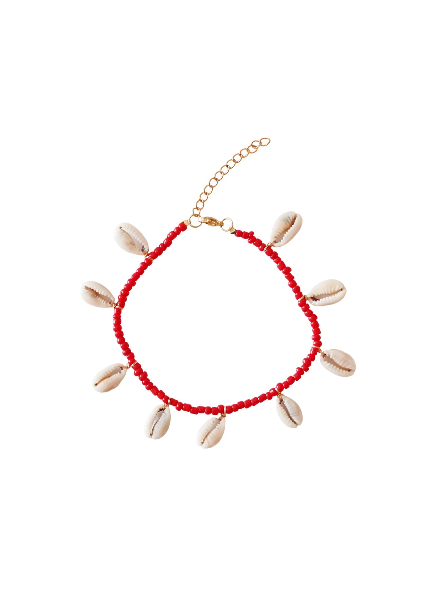 Ombak Shell Anklet, Boho Anklet