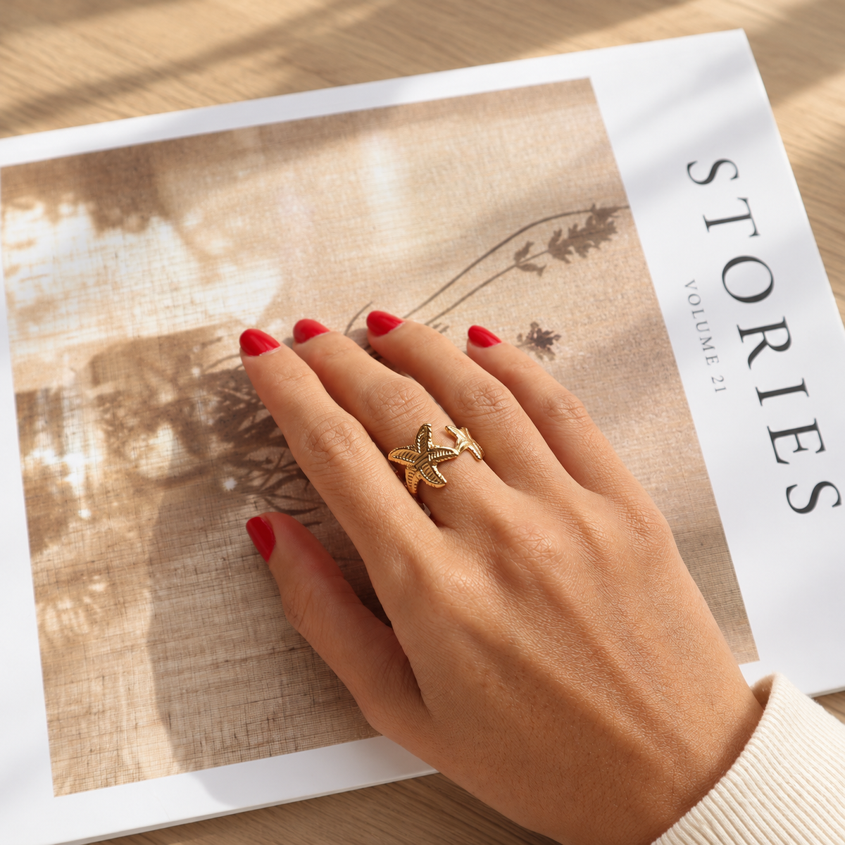 Maré Starfish Ring