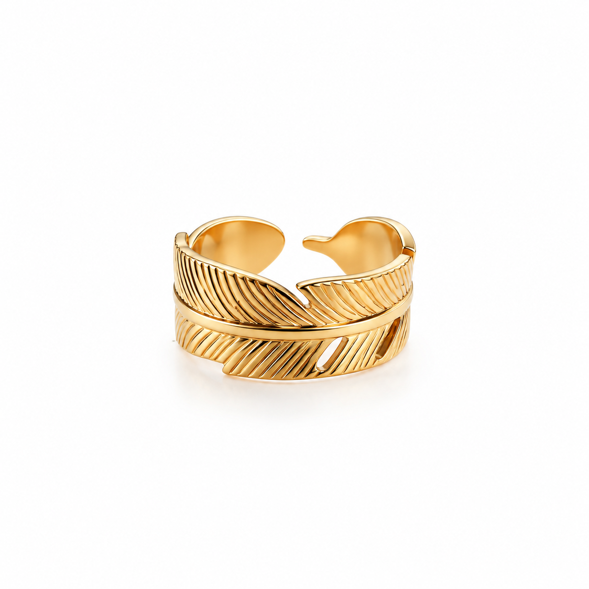 Solstice Leaf Ring