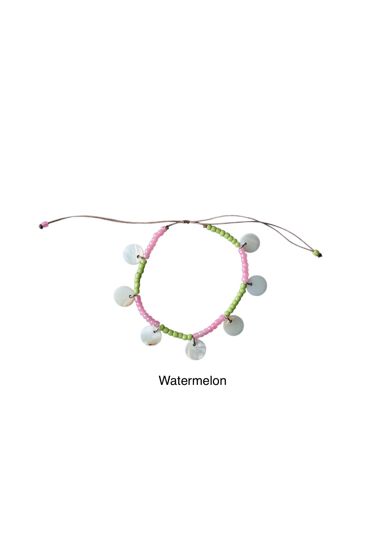 Balangan Shell Disk Beaded Bracelet
