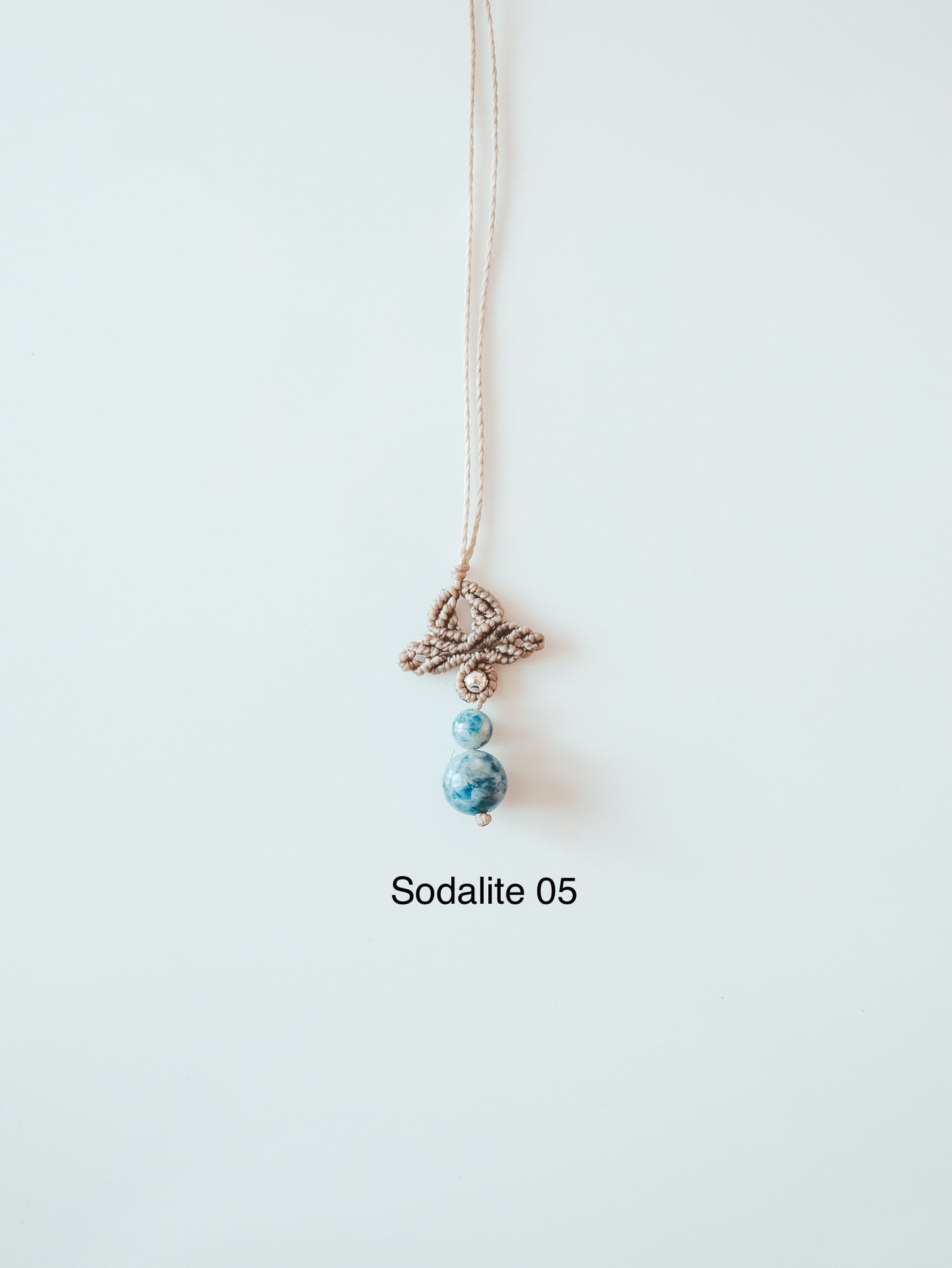 Aster Dainty Macrame Necklace