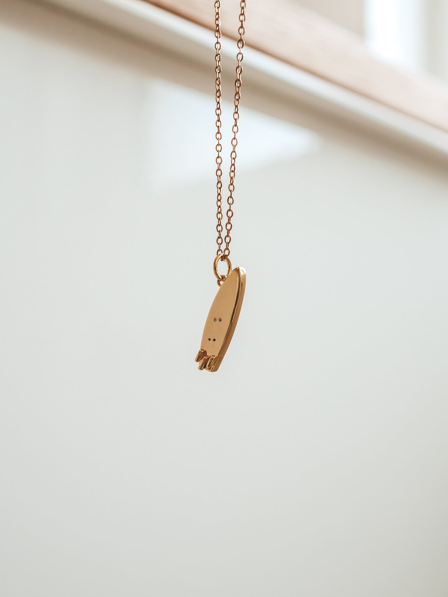 Surfboard Charm Necklace