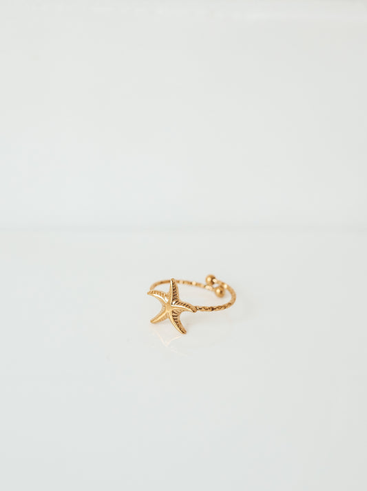 Starfish Gold Ring