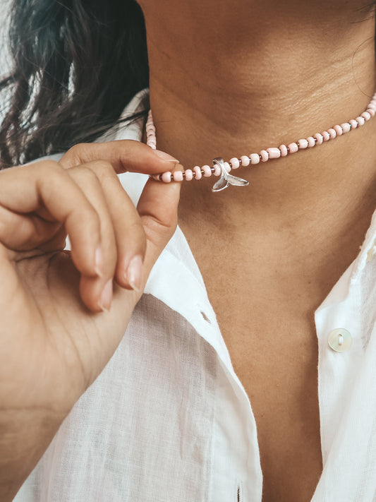Paus Whale Tail Beaded Necklace