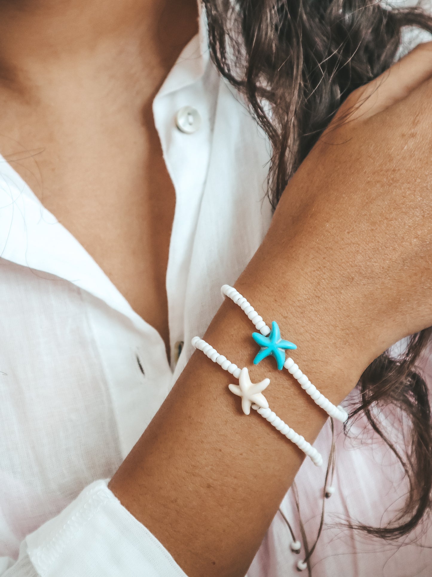 Marina Starfish Beaded Bracelet