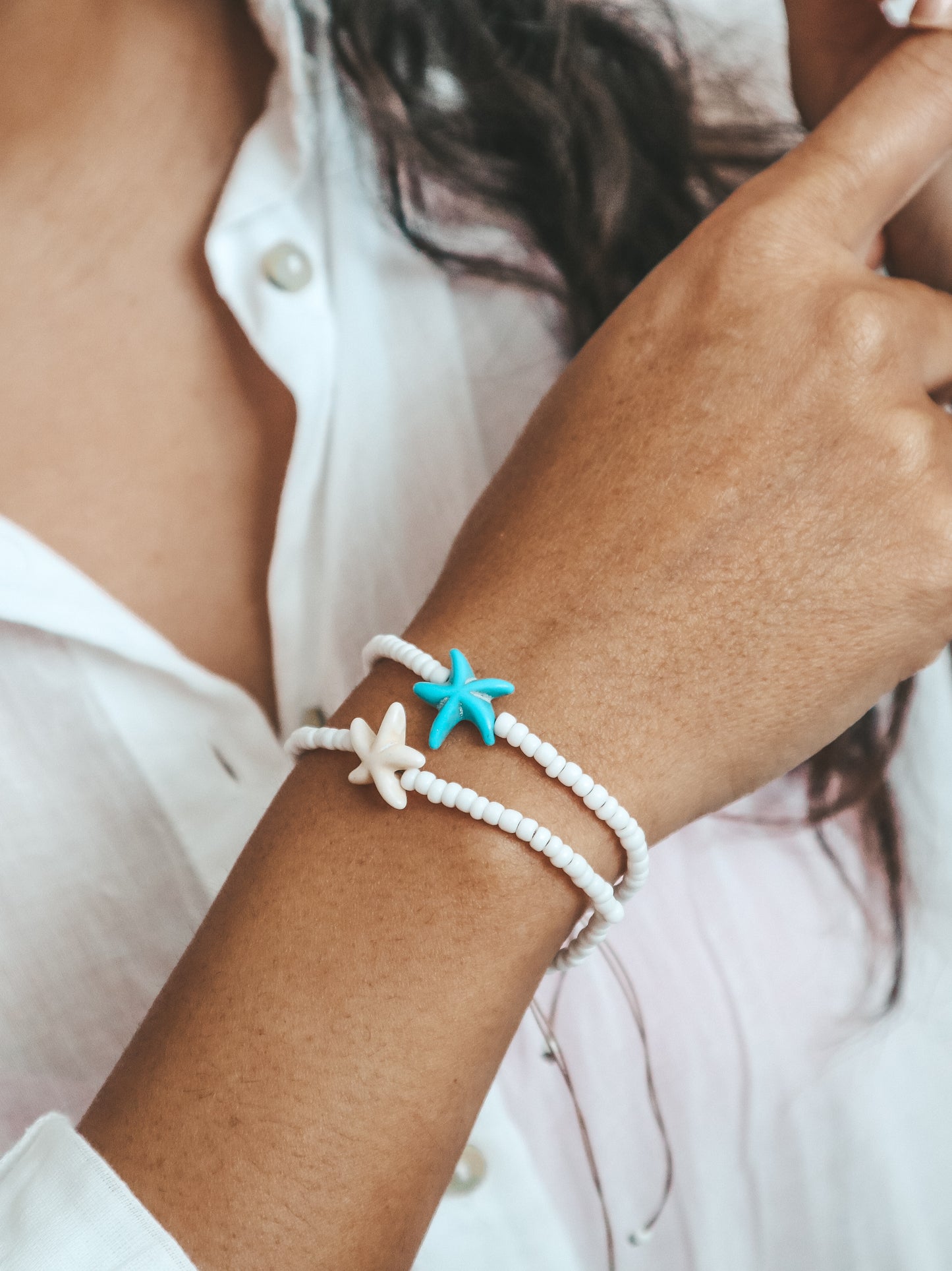 Marina Starfish Beaded Bracelet
