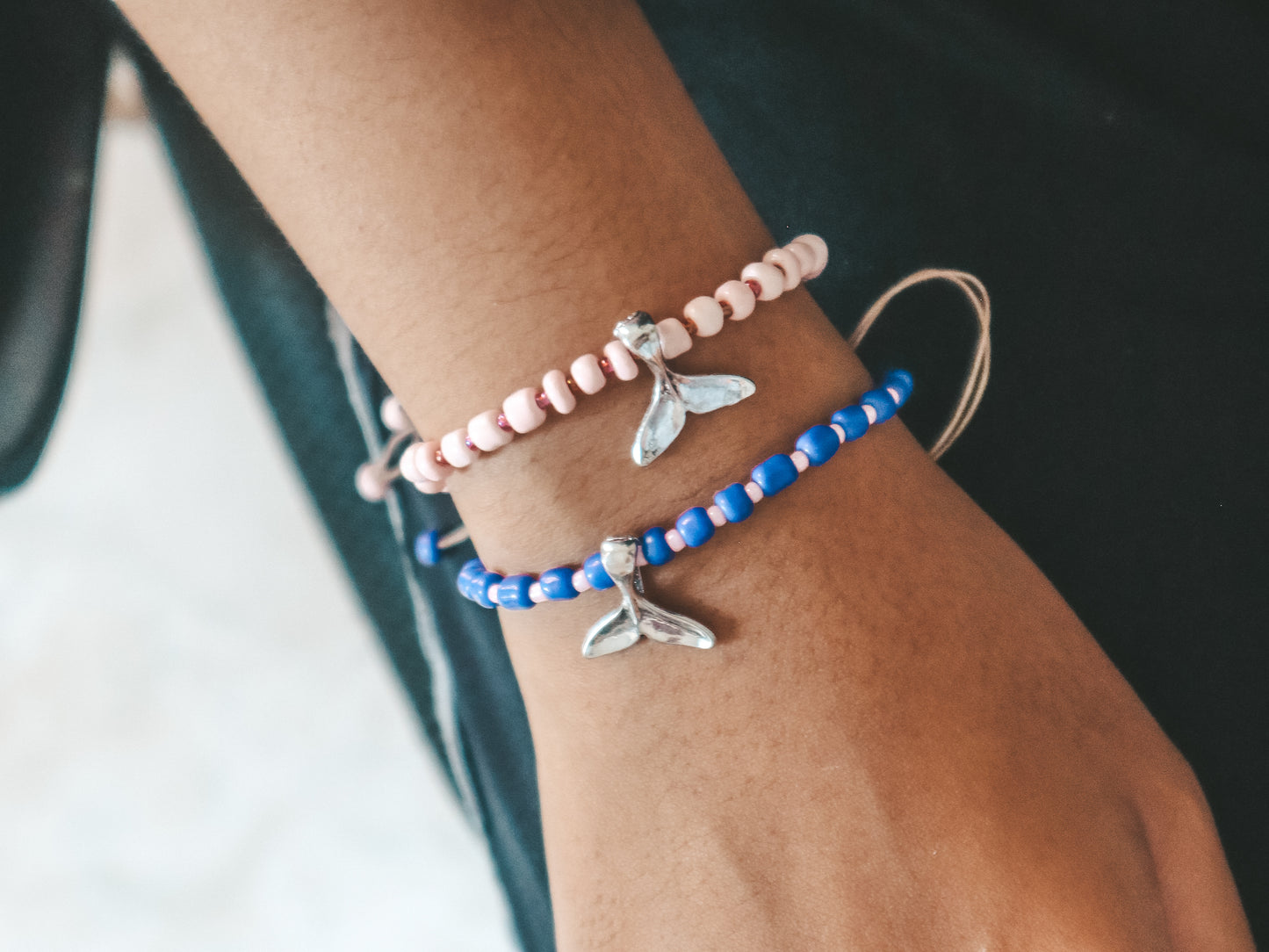 Paus Whale Tail Beaded Bracelet