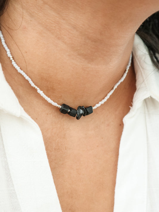 Papuma Natural Gemstone Beaded Necklace