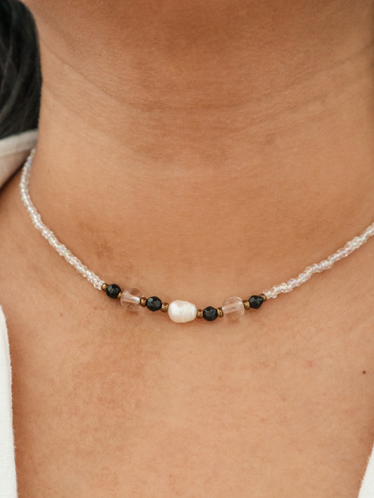 Trawangan Pearl Beaded Necklace