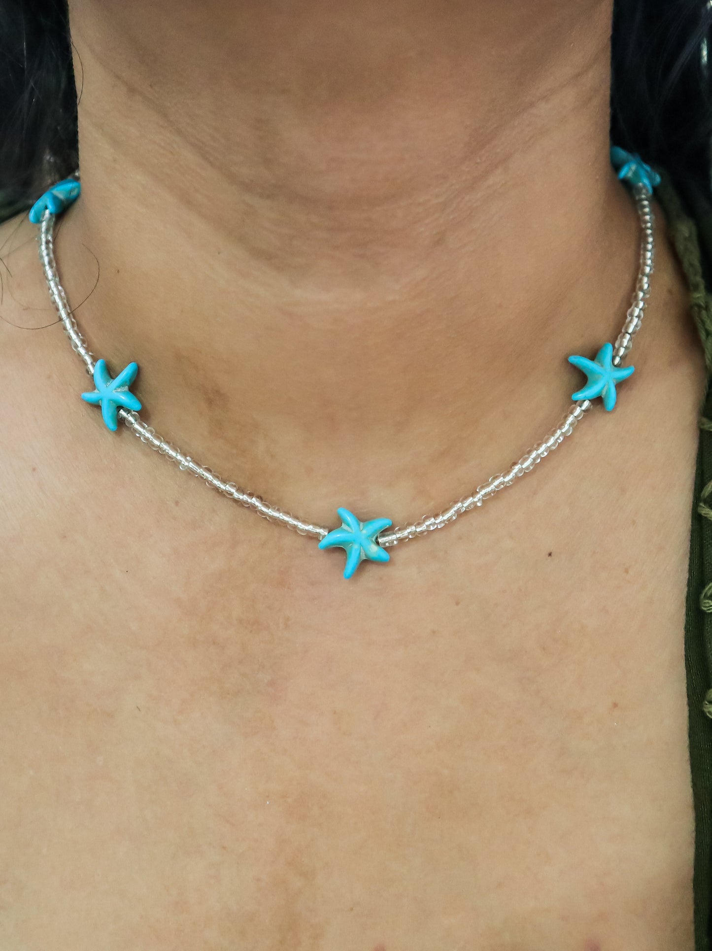 Nangas Star Fish Beaded Necklace