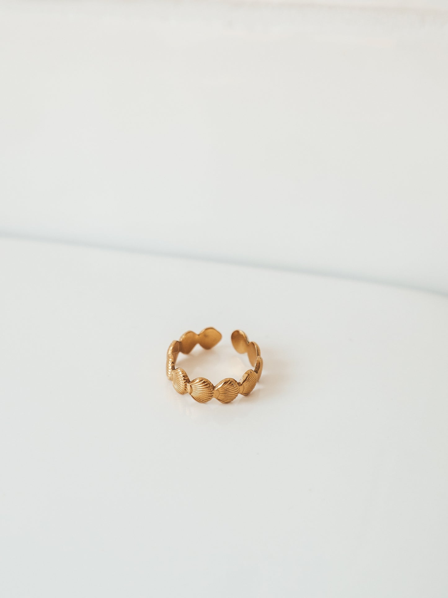 Seashell Gold Ring