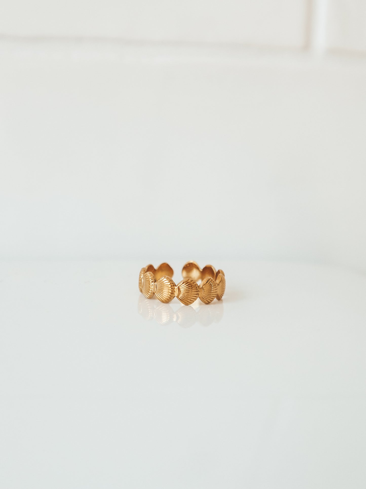 Seashell Gold Ring