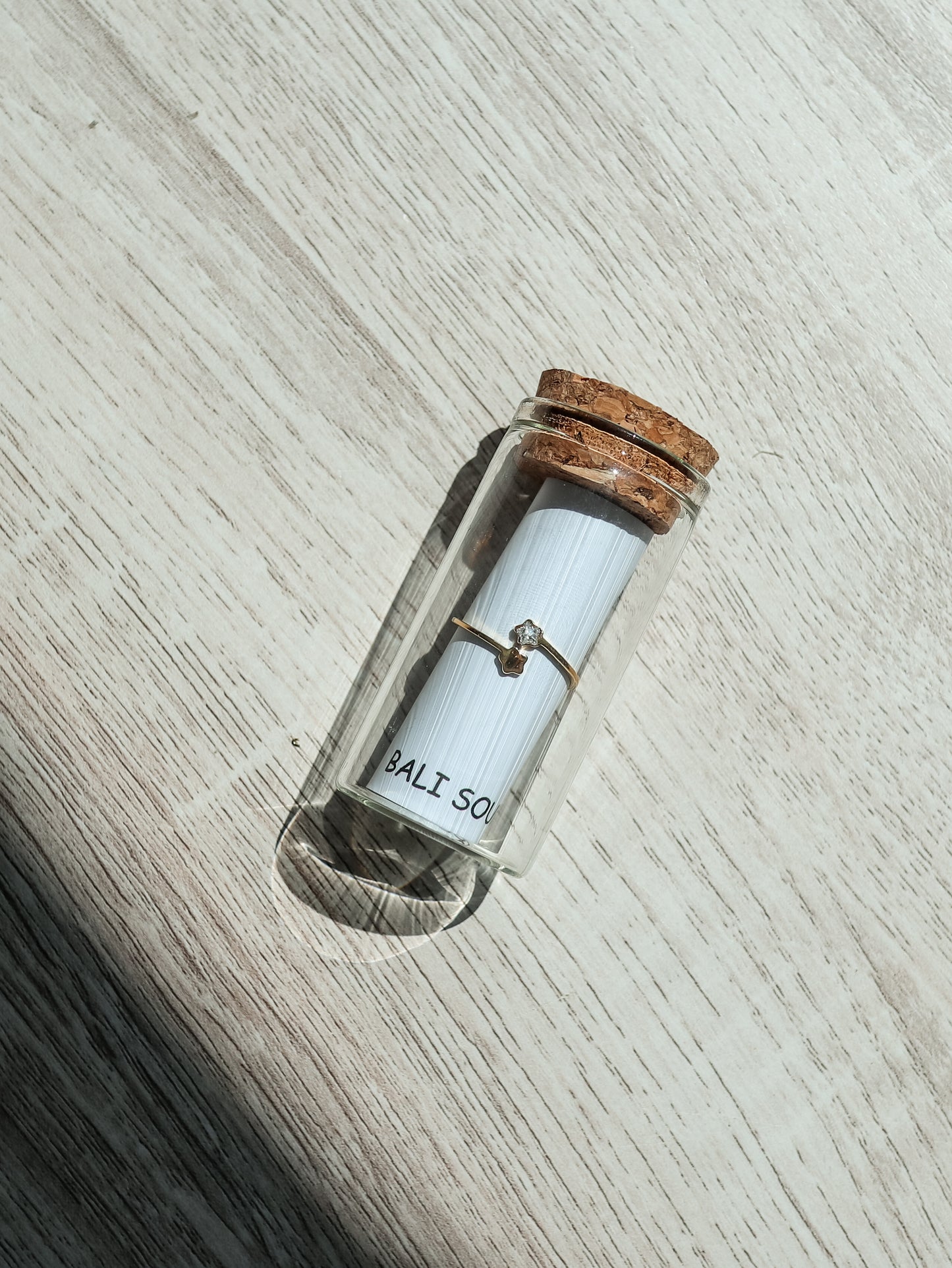 Tiny Star Adjustable Gold Ring