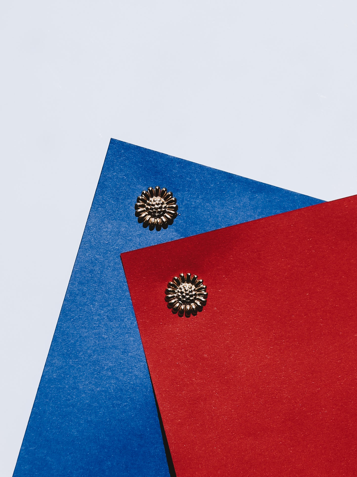 Matahari Sunflower Gold Stud Earrings
