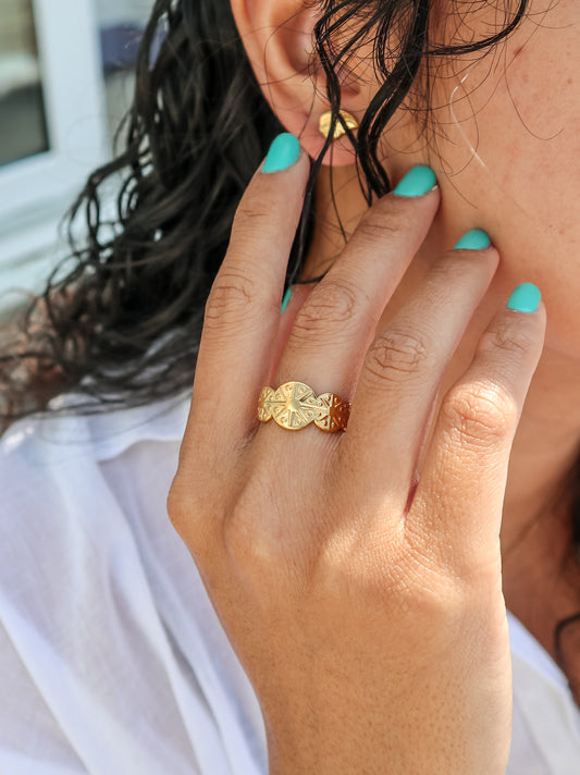 Sunbeam Gold Ring