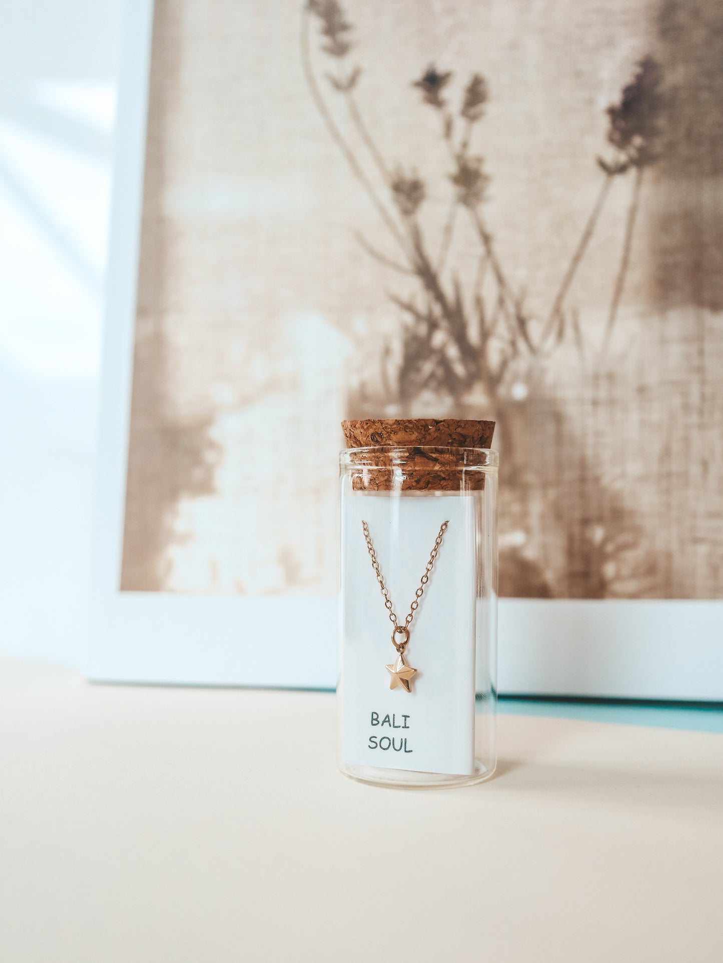 Petite Little Star Charm Gold Necklace
