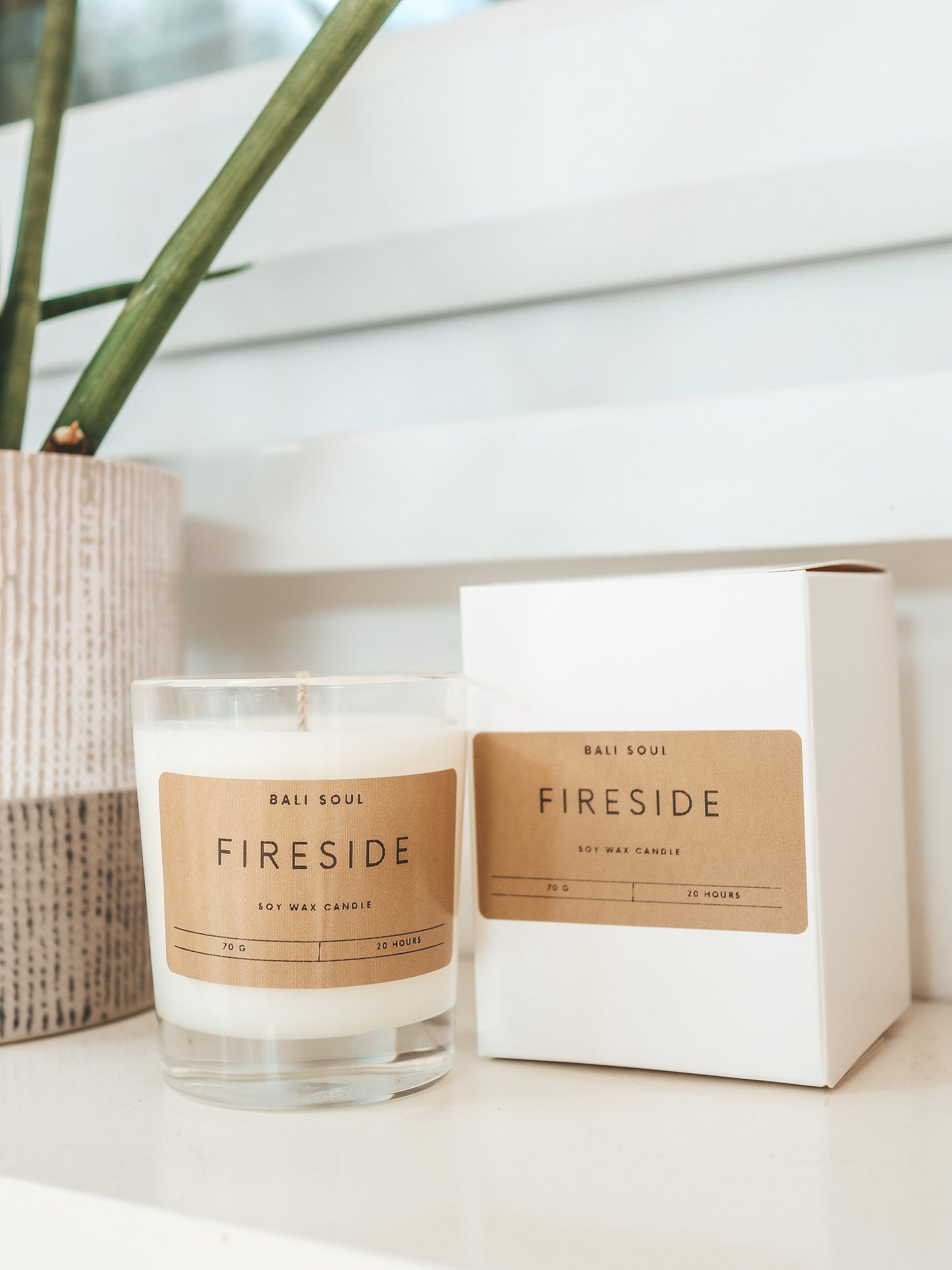 Fireside Scented Soy Wax Candle