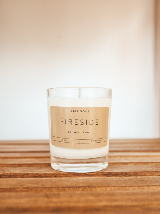 Fireside Scented Soy Wax Candle
