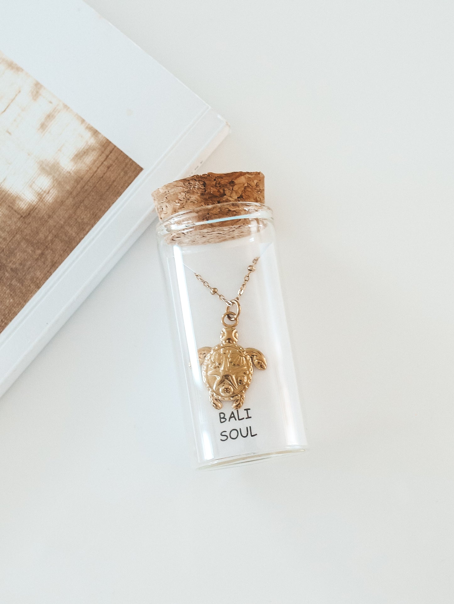 Turtle Pendant Gold Necklace