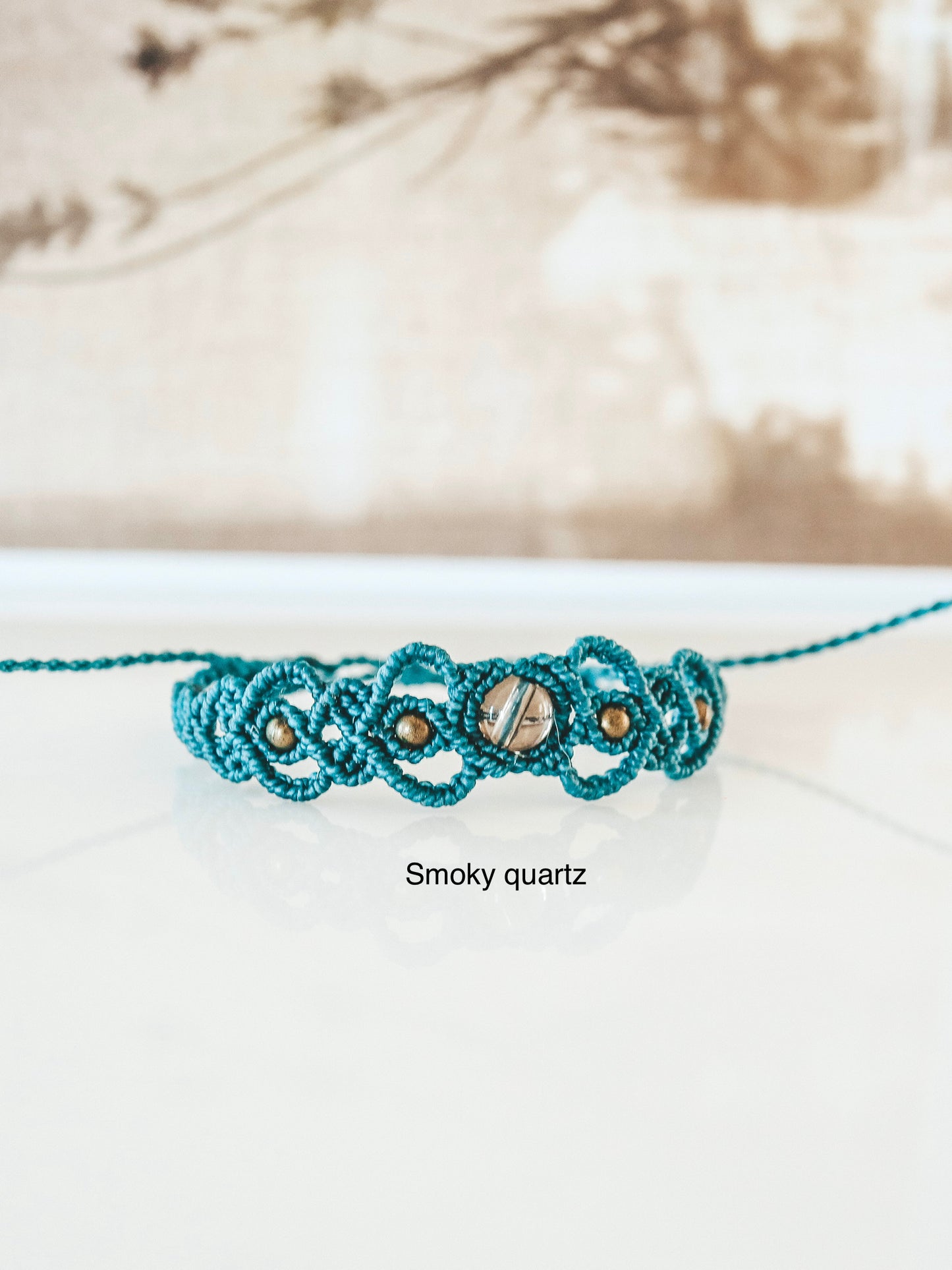 Dahlia Macrame Bracelet